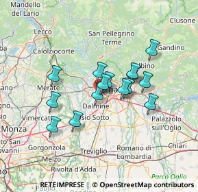 Mappa 24048 Treviolo BG, Italia (10.61733)