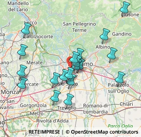 Mappa 24048 Treviolo BG, Italia (14.03368)
