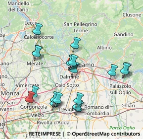 Mappa 24048 Treviolo BG, Italia (15.3315)