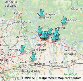 Mappa 24048 Treviolo BG, Italia (9.4575)
