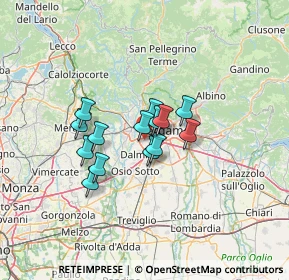 Mappa 24048 Treviolo BG, Italia (8.80429)