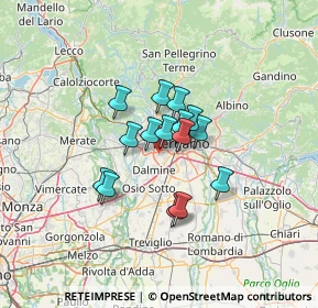 Mappa 24048 Treviolo BG, Italia (8.59067)