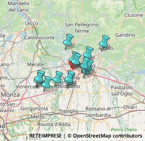 Mappa 24048 Treviolo BG, Italia (8.81786)