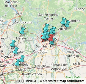 Mappa 24048 Treviolo BG, Italia (12.298)