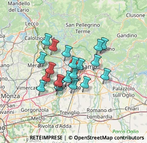 Mappa 24048 Treviolo BG, Italia (10.254)