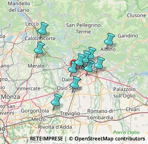 Mappa 24048 Treviolo BG, Italia (9.96273)