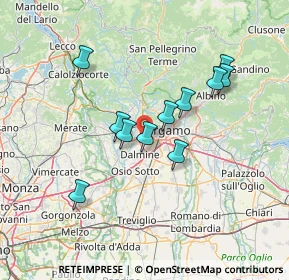Mappa 24048 Treviolo BG, Italia (12.07909)
