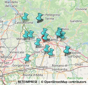 Mappa 24048 Treviolo BG, Italia (11.93)