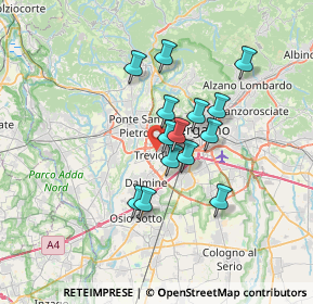 Mappa 24048 Treviolo BG, Italia (5.26)