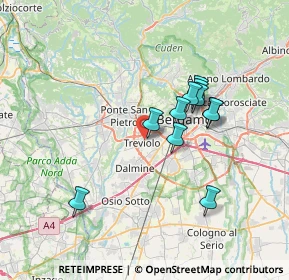 Mappa 24048 Treviolo BG, Italia (5.97)