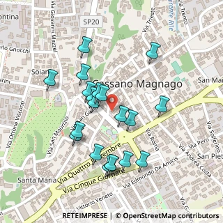 Mappa Via Moro Aldo, 21012 Cassano Magnago VA, Italia (0.2165)