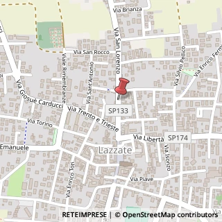 Mappa Via San Lorenzo, 34, 20824 Lazzate, Monza e Brianza (Lombardia)