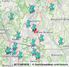 Mappa Via Po, 20833 Verano Brianza MB, Italia (5.06824)