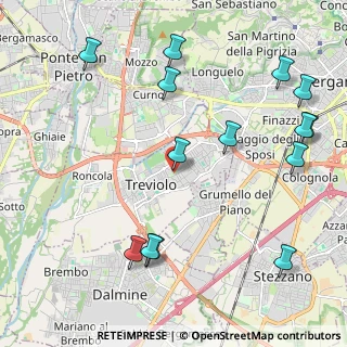 Mappa Uffici: Via delle Betulle, 24048 Treviolo BG, Italia (2.58571)