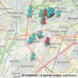Mappa Uffici: Via delle Betulle, 24048 Treviolo BG, Italia (2.092)