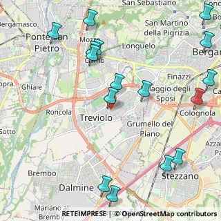 Mappa Via delle Betulle, 24048 Treviolo BG, Italia (2.77188)