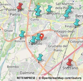 Mappa Via delle Betulle, 24048 Treviolo BG, Italia (2.42667)
