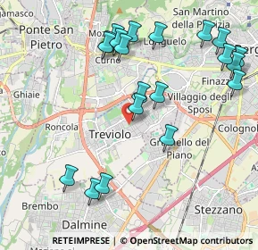 Mappa Uffici: Via delle Betulle, 24048 Treviolo BG, Italia (2.2735)