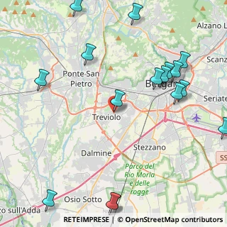 Mappa Via delle Betulle, 24048 Treviolo BG, Italia (5.58688)