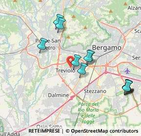 Mappa Uffici: Via delle Betulle, 24048 Treviolo BG, Italia (4.24417)