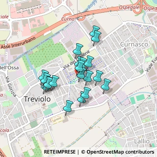 Mappa Via delle Betulle, 24048 Treviolo BG, Italia (0.334)
