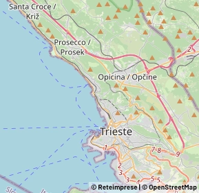 Mappa 34136 Trieste TS, Italia (3.205)