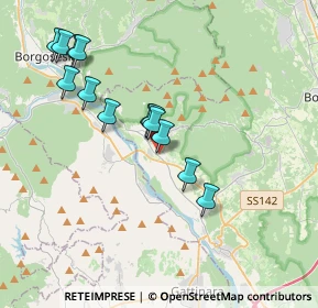 Mappa Via Federico Peretti n.55 GRIGNASCO exit A26 Romagnano Sesia, 28075 Ghemme NO, Italia (3.57077)