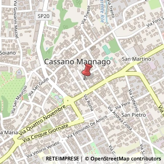 Mappa Via Carlo Cattaneo, 12, 21012 Cassano Magnago, Varese (Lombardia)