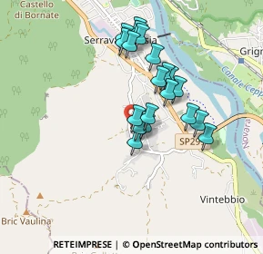Mappa Via San Giacomo, 13037 Serravalle Sesia VC, Italia (0.7345)