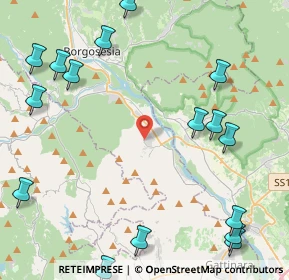Mappa Via San Giacomo, 13037 Serravalle Sesia VC, Italia (6.4175)