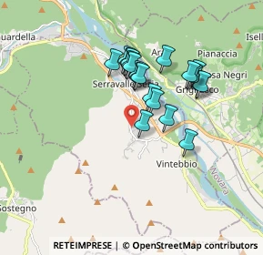 Mappa Via San Giacomo, 13037 Serravalle Sesia VC, Italia (1.421)