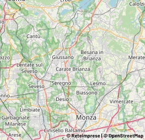 Mappa 20841 Carate Brianza MB, Italia (6.41)