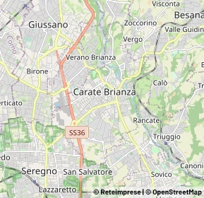 Mappa 20841 Carate Brianza MB, Italia (2.116)