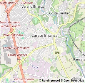 Mappa 20841 Carate Brianza MB, Italia (0.6785)
