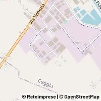 Mapa Ceggia