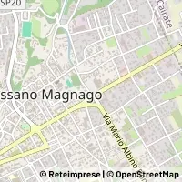 Kaart Cassano Magnago
