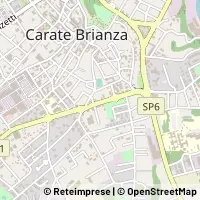 Map Carate Brianza