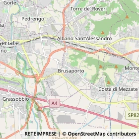 Mappa Brusaporto
