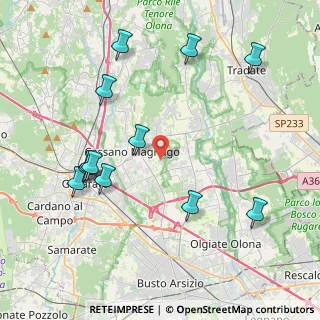 Mappa Via della Mezzanella, 21050 Cairate VA, Italia (4.5375)