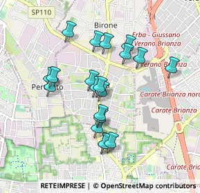 Mappa Via 4 Novembre, 20833 Seregno MB, Italia (0.792)