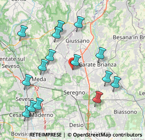 Mappa Via 4 Novembre, 20833 Seregno MB, Italia (4.41533)