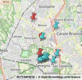 Mappa Via 4 Novembre, 20833 Seregno MB, Italia (1.87769)