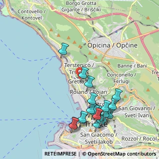 Mappa Via dei Carmelitani, 34136 Trieste TS, Italia (2.272)