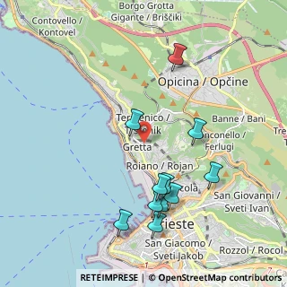 Mappa Via dei Carmelitani, 34136 Trieste TS, Italia (2.06455)