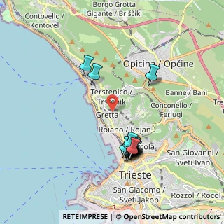 Mappa Via dei Carmelitani, 34136 Trieste TS, Italia (1.817)