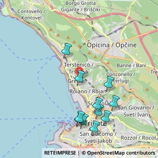 Mappa Via dei Carmelitani, 34136 Trieste TS, Italia (2.20091)