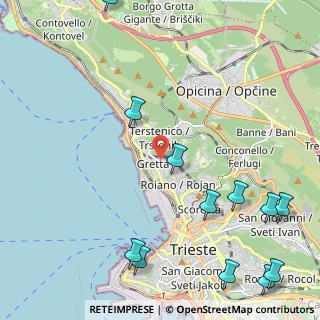 Mappa Via dei Carmelitani, 34136 Trieste TS, Italia (3.03417)