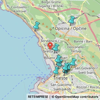 Mappa Via dei Carmelitani, 34136 Trieste TS, Italia (2.05727)