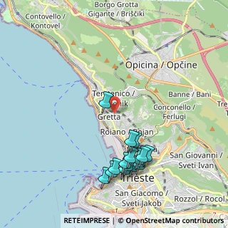Mappa Via dei Carmelitani, 34136 Trieste TS, Italia (2.174)