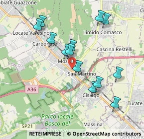 Mappa Piazza Luigi Einaudi, 22076 Mozzate CO, Italia (1.85615)